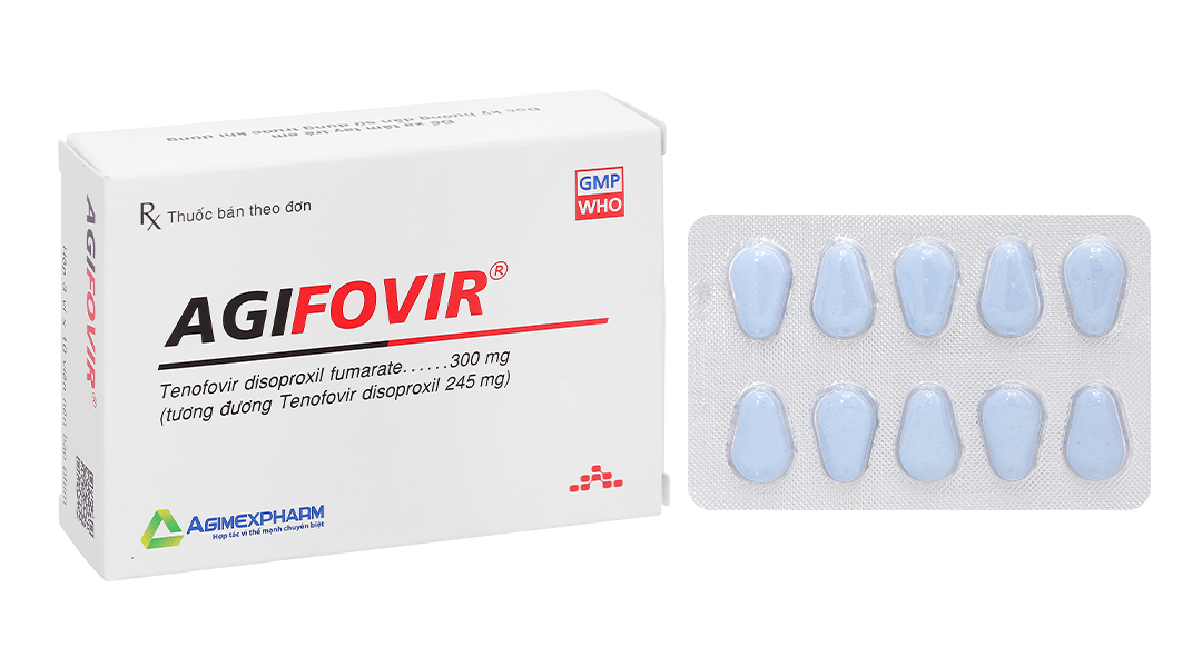 Agifovir 300mg điều trị viêm gan siêu virus B mãn tính