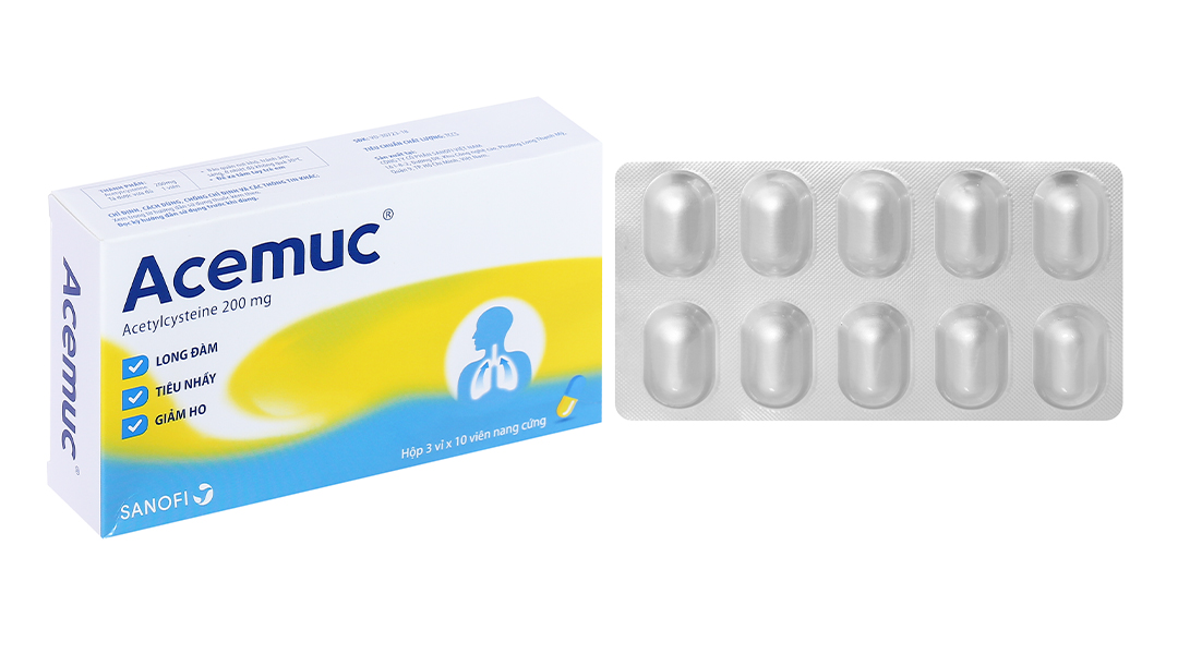 Thuốc Acemuc 200mg Dạng Viên: Hướng Dẫn Chi Tiết, Công Dụng Và Lưu Ý Quan Trọng