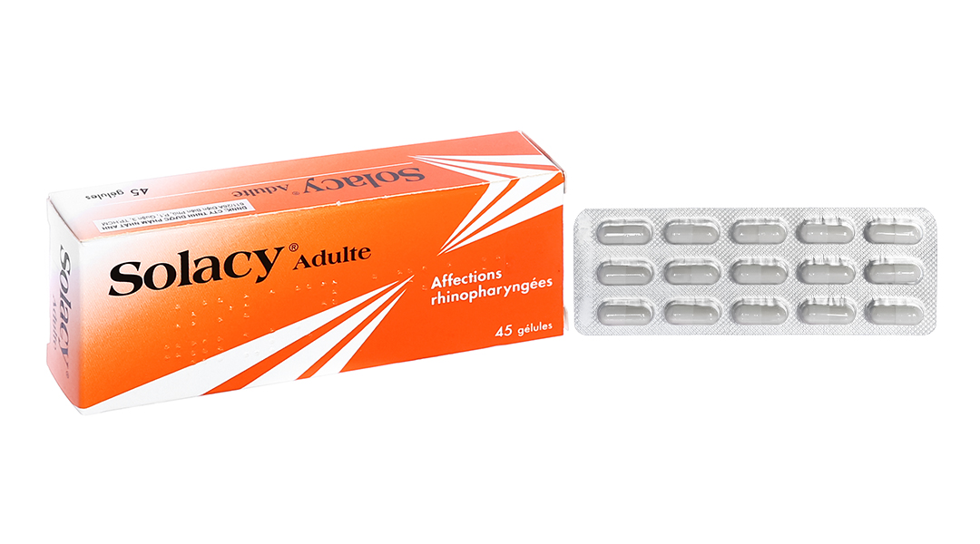 Thuốc Solacy Adulte trị triệu chứng bệnh lý mũi – hầu (45 viên) - 03/ ...