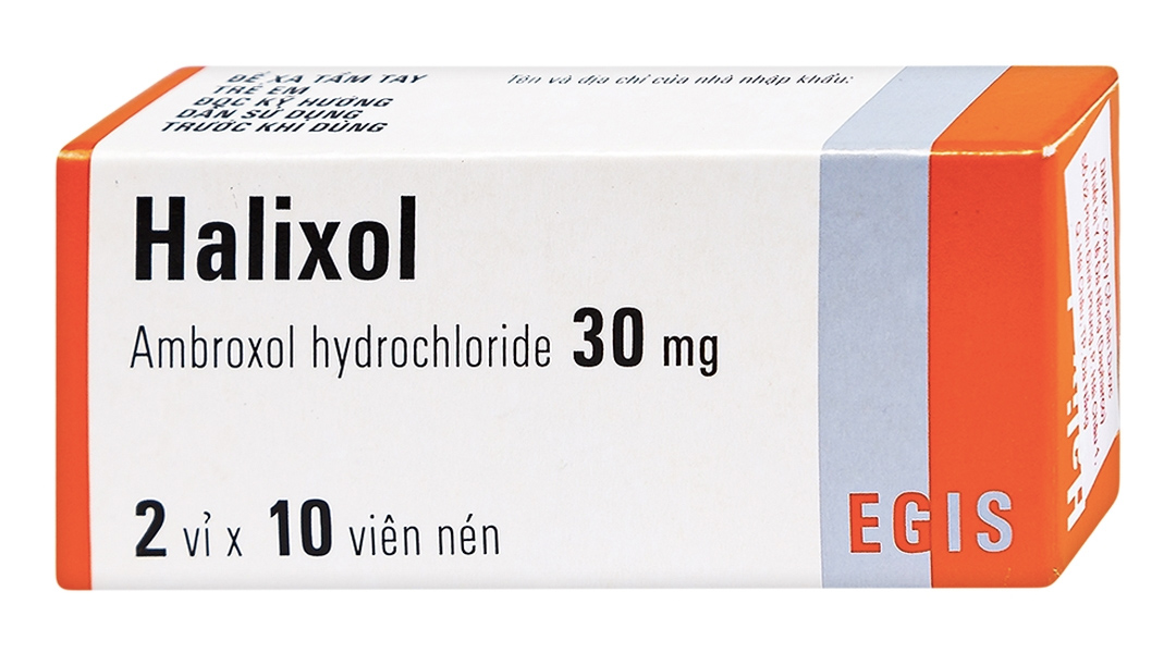 Halixol 30mg tan đàm trong bệnh lý hô hấp