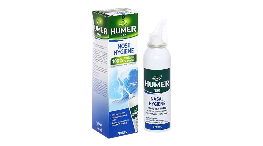 Thông tin về thuốc xịt mũi Humer 150