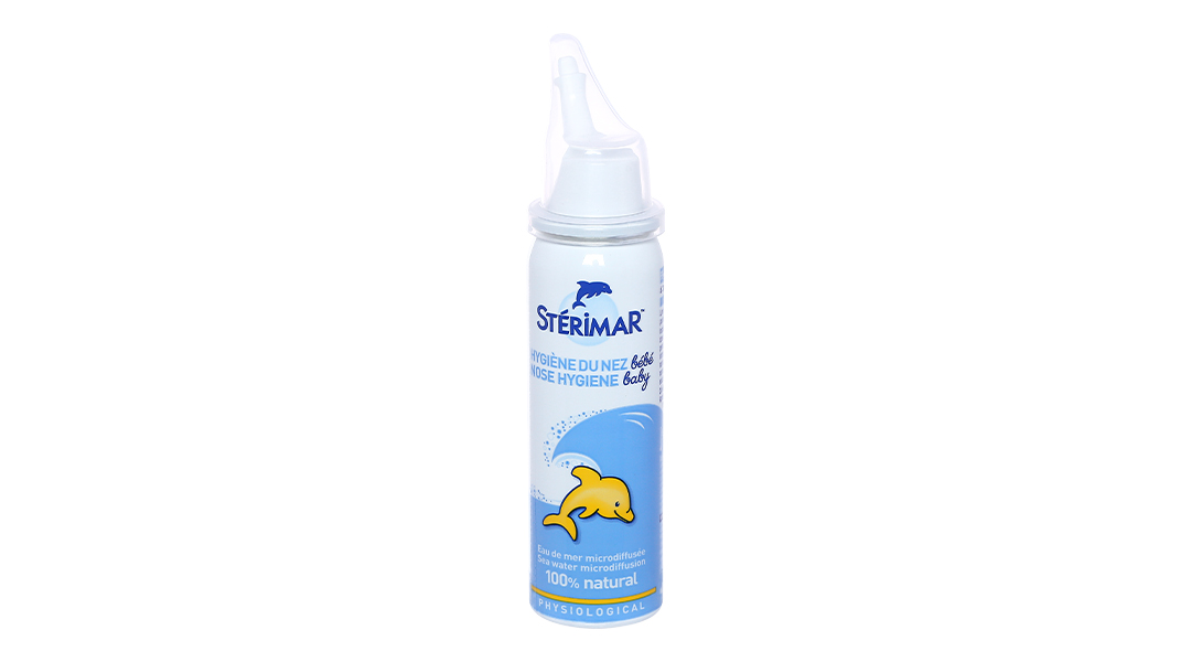 Dung dịch xịt mũi Sterimar Nose Hygiene Baby giảm nghẹt mũi cho bé