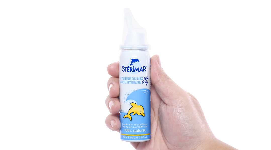 Dung dịch xịt mũi Sterimar Nose Hygiene Baby giảm nghẹt mũi cho bé