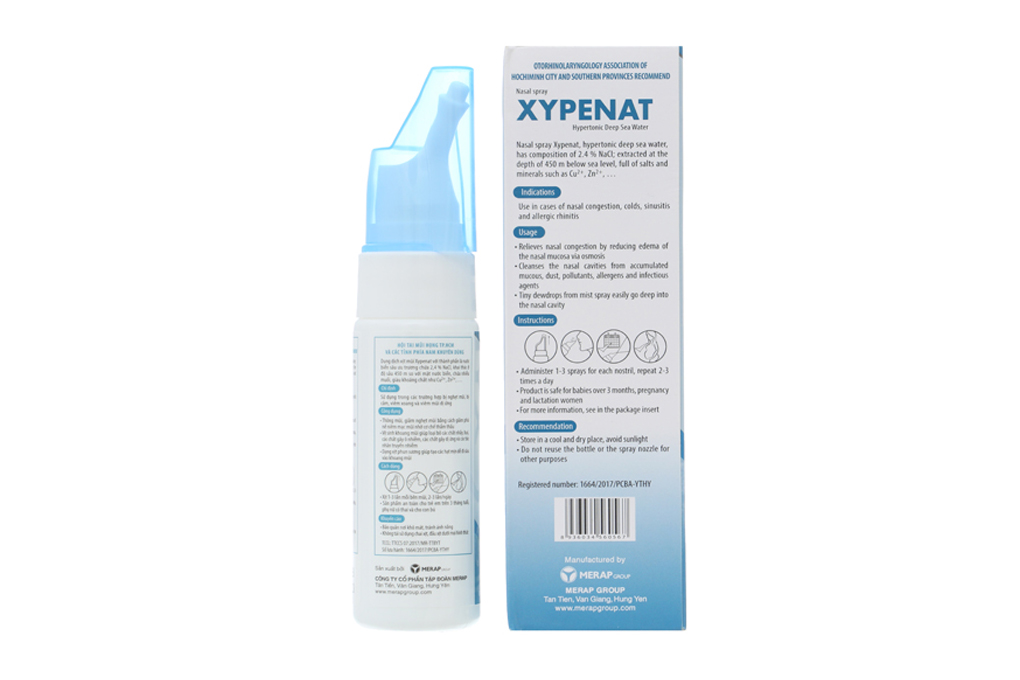 Xịt mũi Xypenat giảm nghẹt mũi