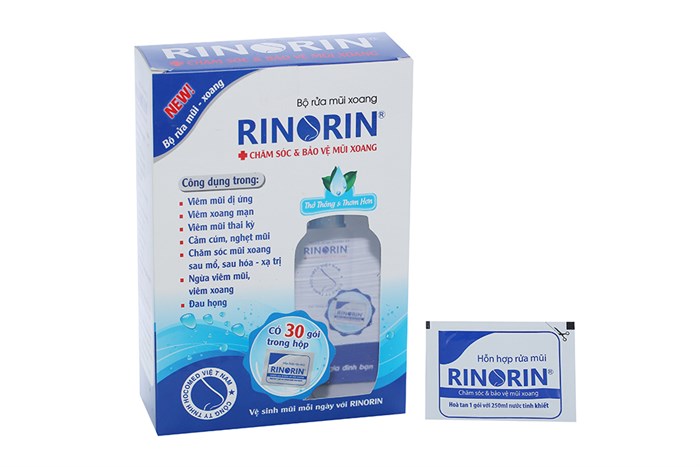 Bộ Dụng Cụ Rửa Mũi Xoang Rinorin – Trung Sơn Pharma