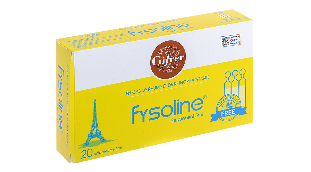 Nước muối sinh lý Fysoline Septinasal vệ sinh mũi