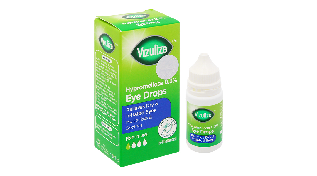 Nước mắt nhân tạo Vizulize Hypromellose 0.3% giảm cảm giác khô, kích ứng mắt