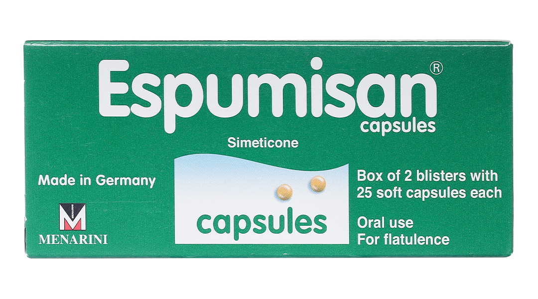 Espumisan 40mg trị đầy hơi, chướng bụng