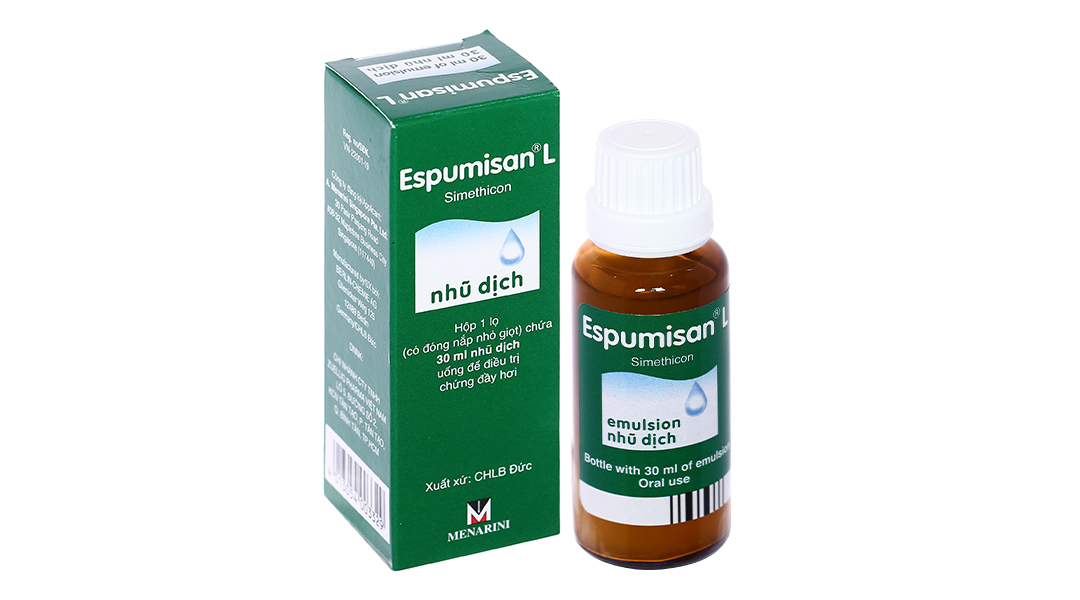 Nhũ dịch uống Espumisan L 40mg/ml trị đầy hơi, khó tiêu