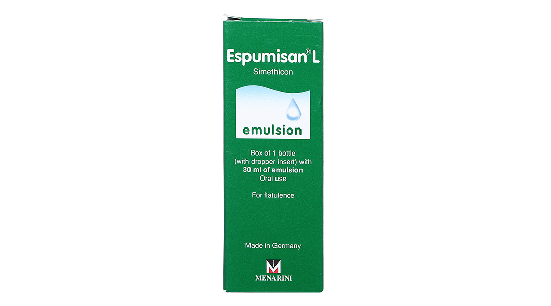 Nhũ dịch uống Espumisan L 40mg/ml trị đầy hơi, khó tiêu
