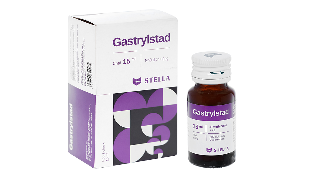 Nhũ dịch uống Gastrylstad trị đầy hơi, khó tiêu