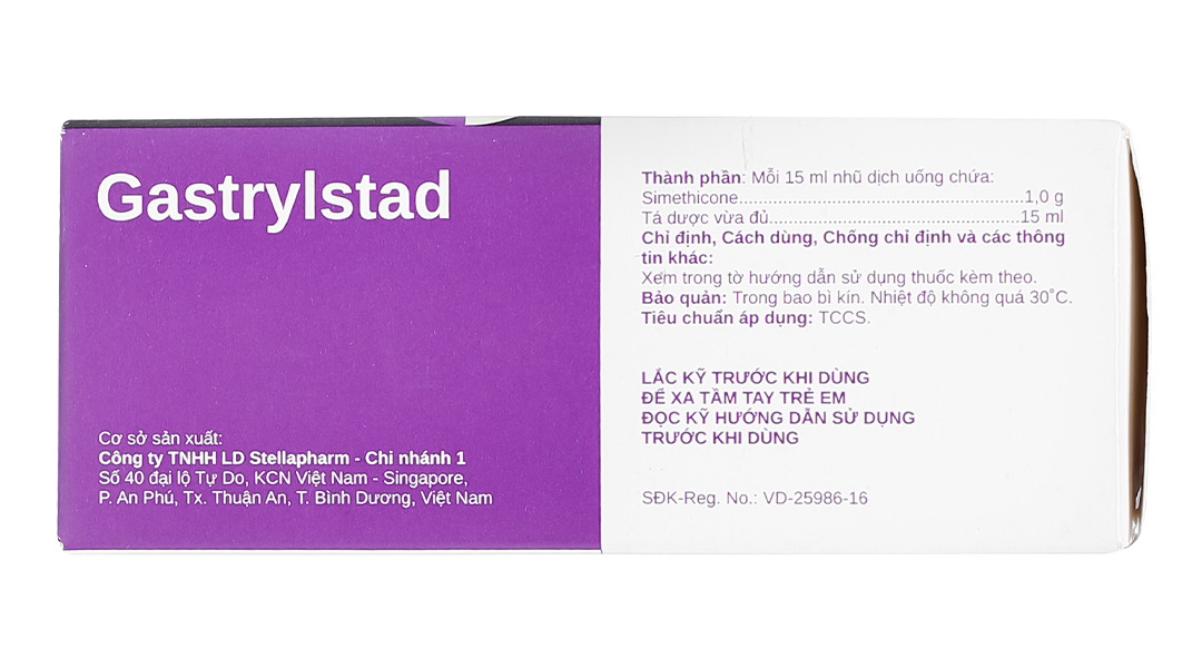 Nhũ dịch uống Gastrylstad trị đầy hơi, khó tiêu