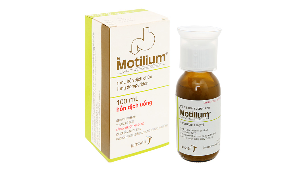 Hỗn dịch Motilium 1mg/ml trị triệu chứng nôn và buồn nôn