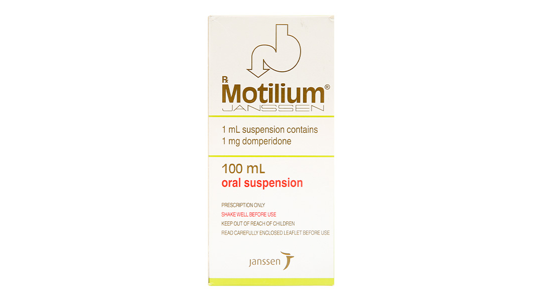 Hỗn dịch Motilium 1mg/ml trị triệu chứng nôn và buồn nôn