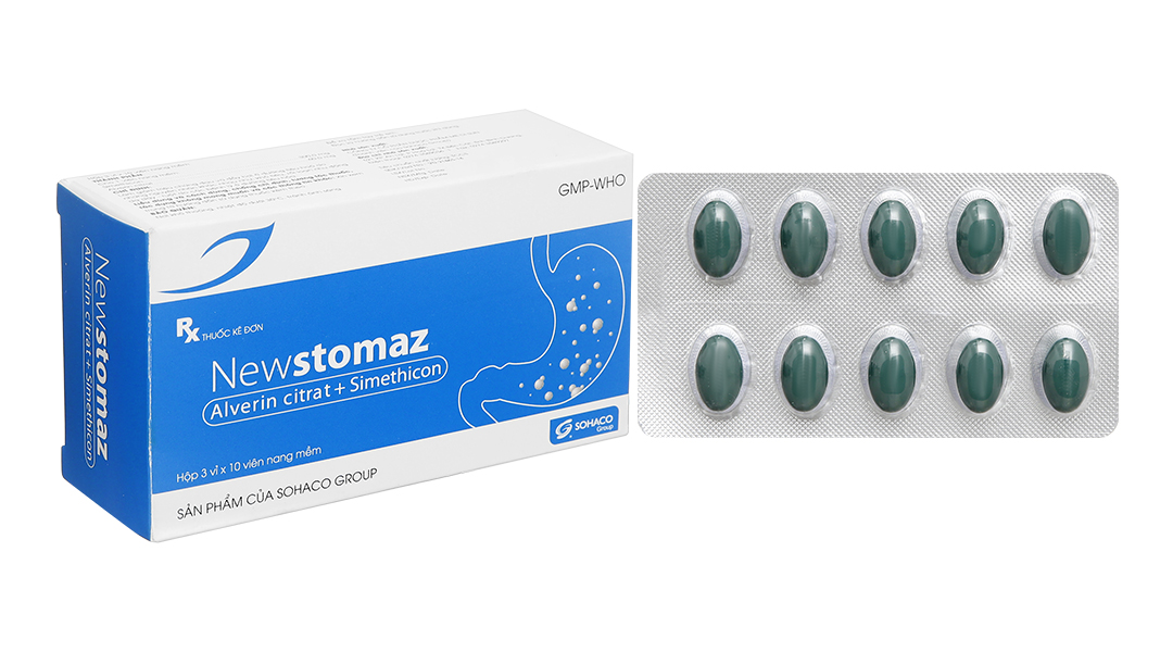 Newstomaz trị đầy hơi, khó tiêu, rối loạn nhu động dạ dày, ruột