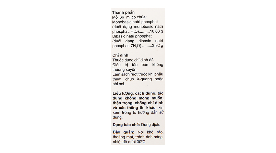 Dung dịch thụt trực tràng Golistin-enema For Children trị táo bón