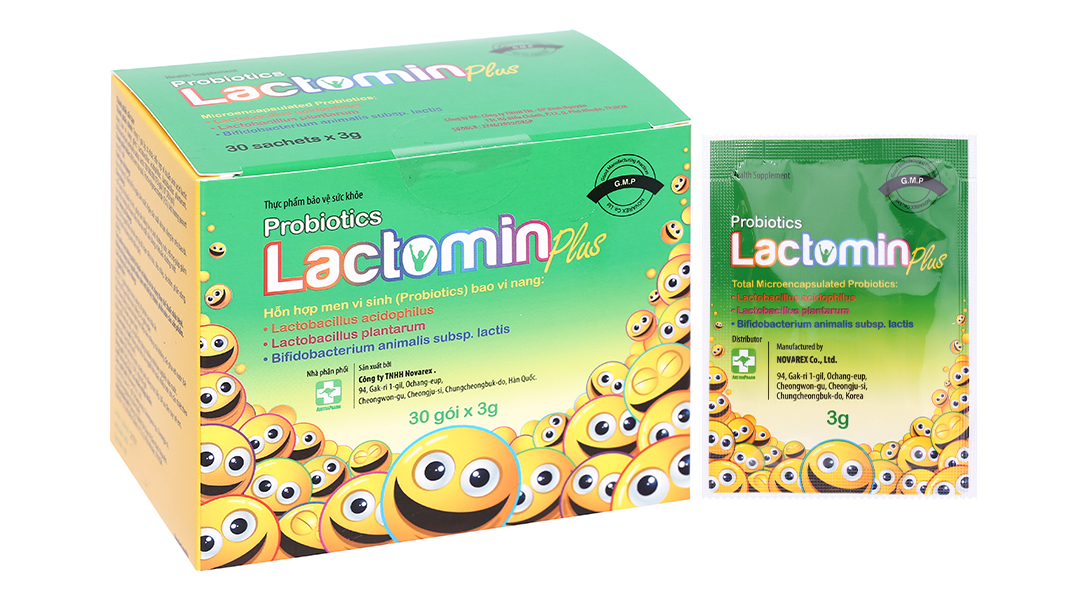 Cốm vi sinh Probiotics Lactomin Plus bổ sung lợi khuẩn