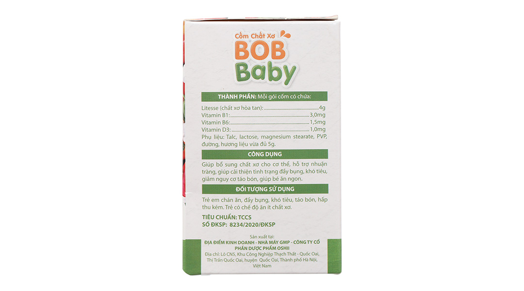 Cốm Chất Xơ Bobbaby Dân Khang