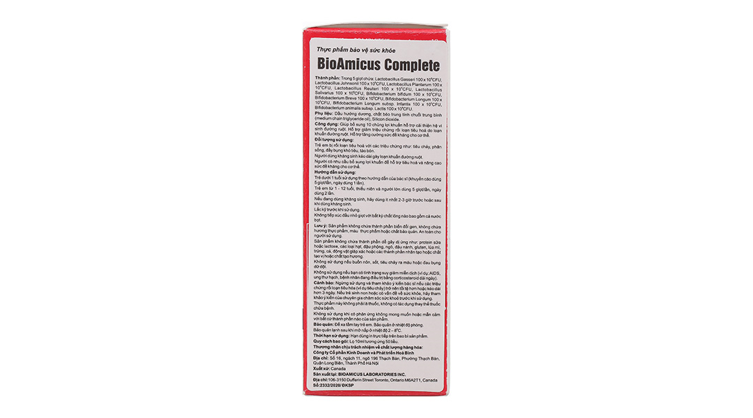 Thực phẩm bảo vệ sức khỏe Bioamicus Complete
