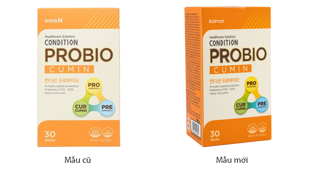 Thực Phẩm Bảo Vệ Sức Khỏe Condition Probio hộp 30 gói (Gói)