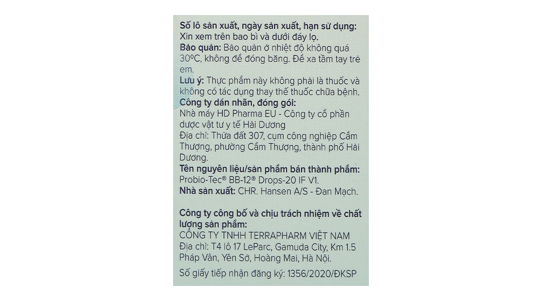 Men vi sinh nhỏ giọt Imiale