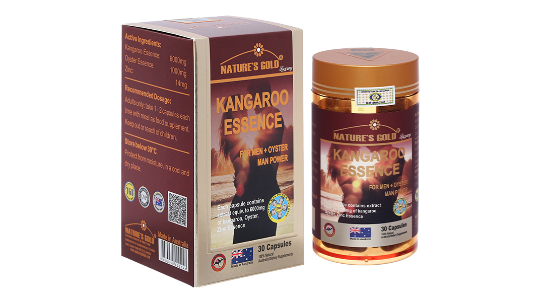 Nature's Gold Kangaroo Essence For Men Oyster Man Power