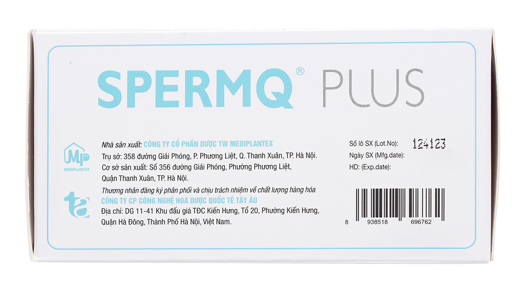 Thực phẩm bảo vệ sức khỏe Spermq plus
