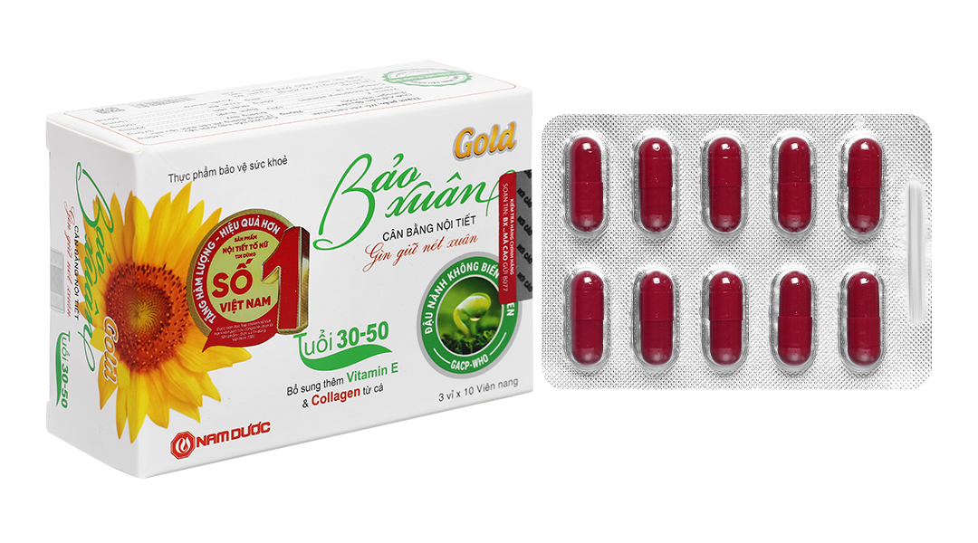 Bảo Xuân Gold tuổi 30 - 50 giúp cân bằng nội tiết tố nữ