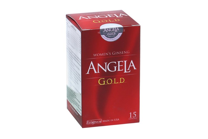 Cân bằng nội tiết tố nữ, đẹp da Sâm Angela Gold hộp 15 viên