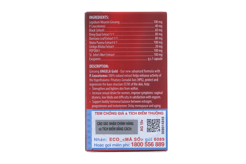 Angela Gold hộp 15v