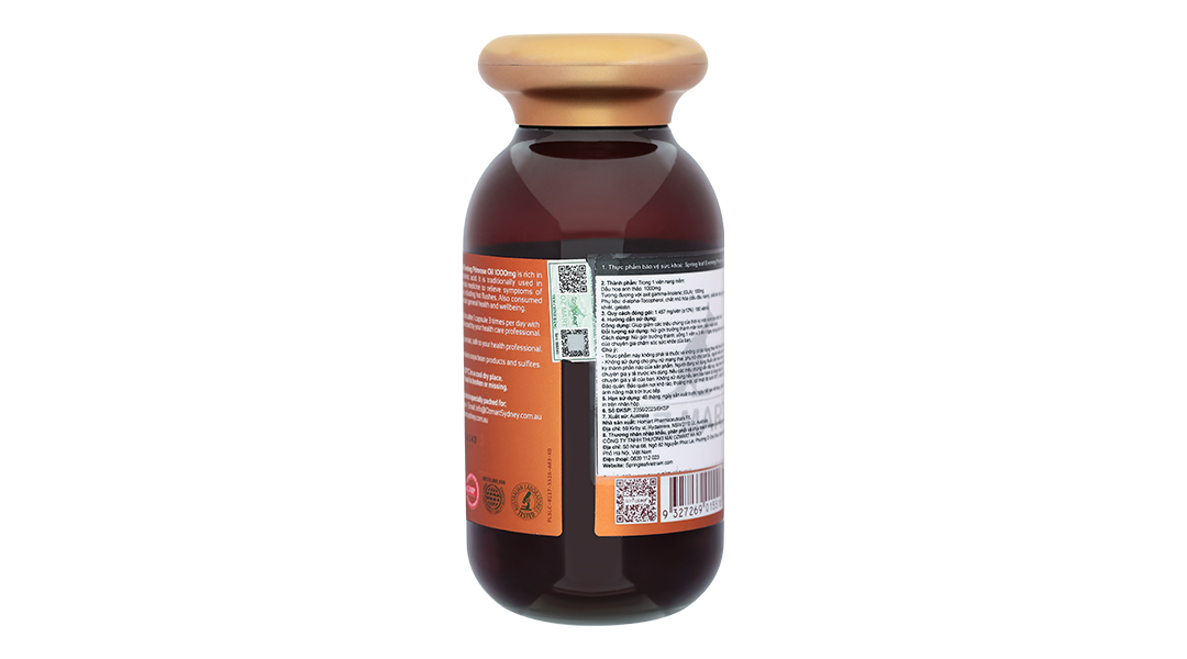 Viên uống Hoa Anh Thảo Springleaf Evening Primrose Oil 1000mg