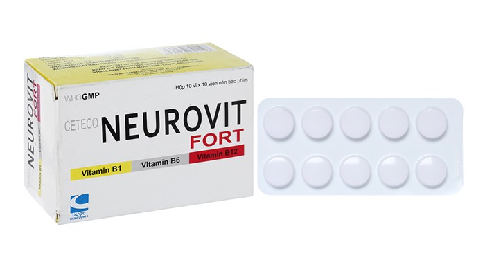 Thuốc Ceteco Neurovit Fort hộp 100 viên