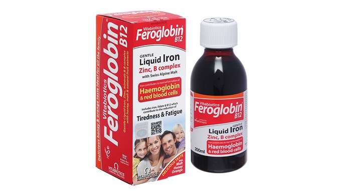 Siro bổ máu cho bé Vitabiotics Feroglobin B12 Liquid chai 200ml