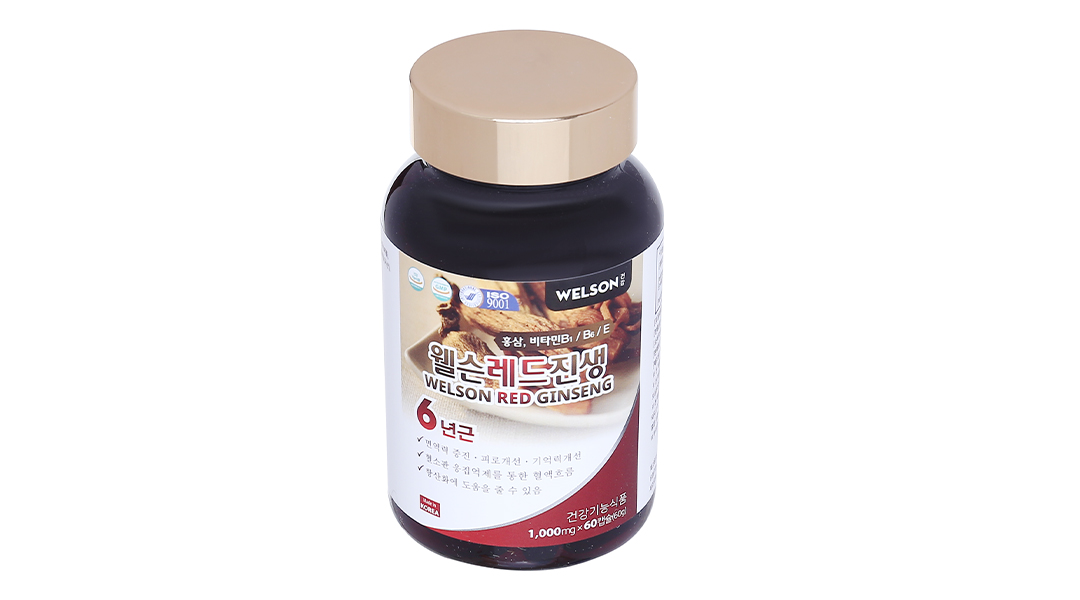 Welson Red Ginseng hộp 60 viên - 05/2026 | nhathuocankhang.com