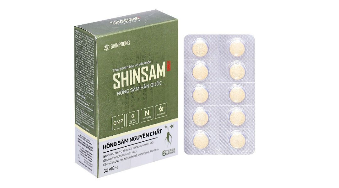 Shinsam Hồng Sâm Hàn Quốc Hộp 30 Viên