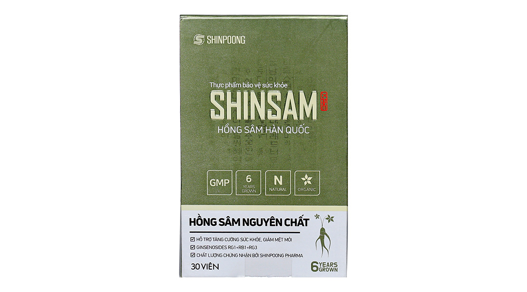 Shinsam Hồng Sâm Hàn Quốc Hộp 30 Viên