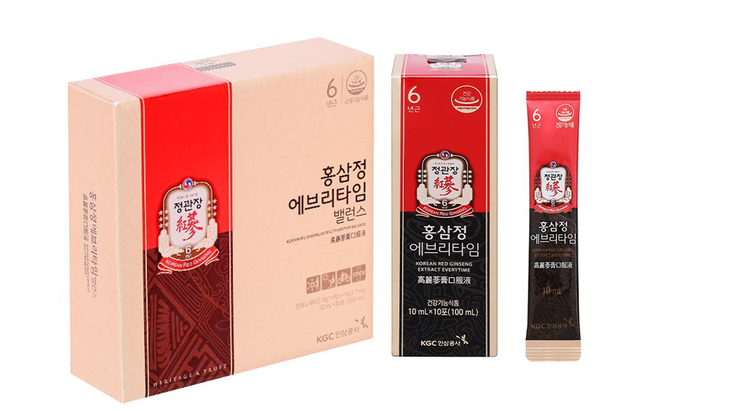 Thực phẩm bảo vệ sức khỏe Korean Red ginseng extract everytime balance