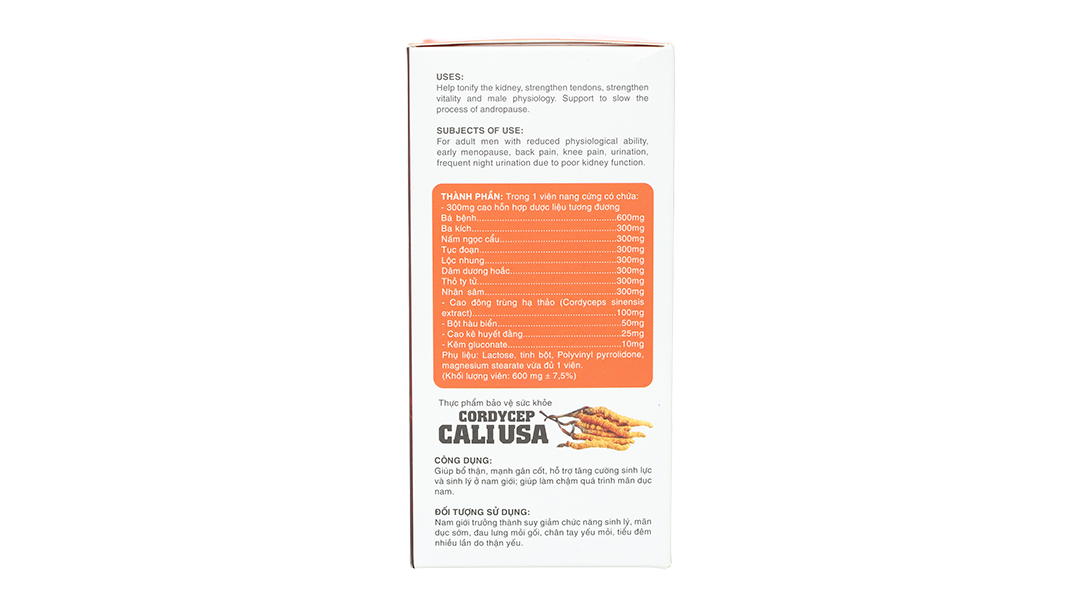 Cordycep Cali USA Đông Trùng Hạ Thảo