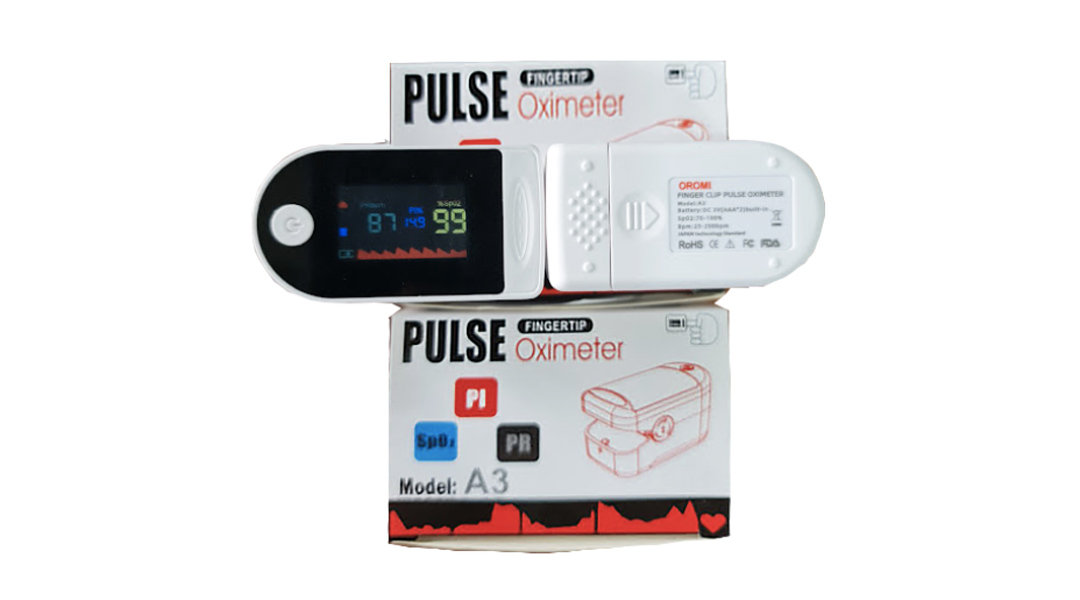 Máy đo nồng độ oxy trong máu SPO2 Fingertip Pulse Oximeter A3 10