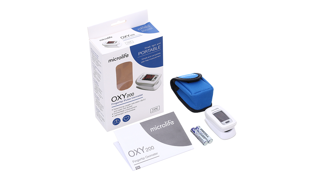 Máy đo nồng độ oxy trong máu SPO2 Microlife Oxy 200