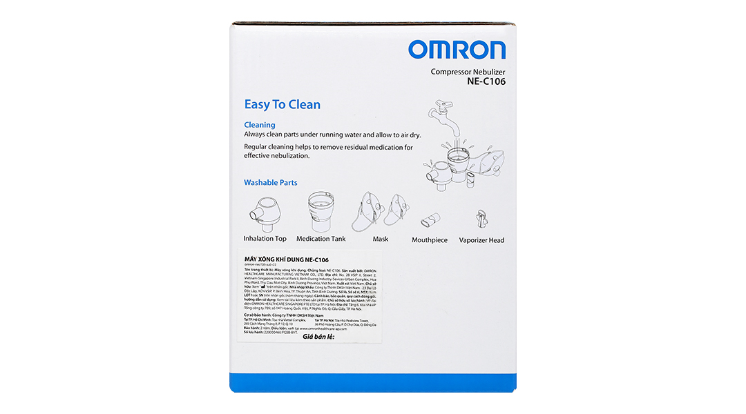 Máy xông khí dung mũi họng Omron NE-C106