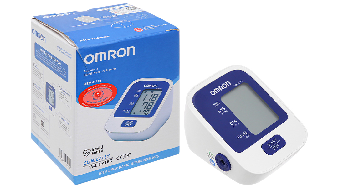 Máy đo huyết áp bắp tay Omron HEM-8712