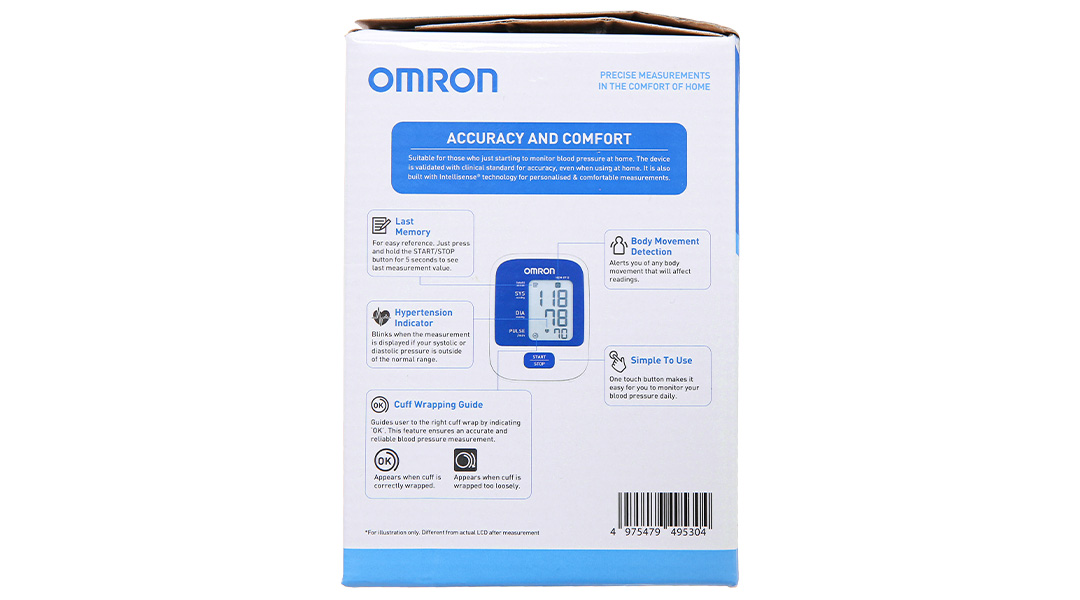 Máy đo huyết áp bắp tay Omron HEM-8712