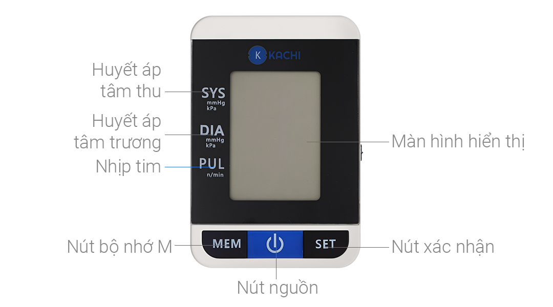 Máy đo huyết áp bắp tay Kachi BLS-2009A