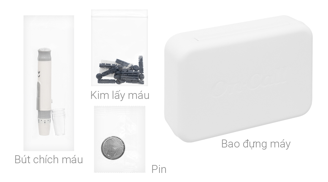 Máy đo đường huyết Acon On Call EZ II (không tặng kèm que thử)
