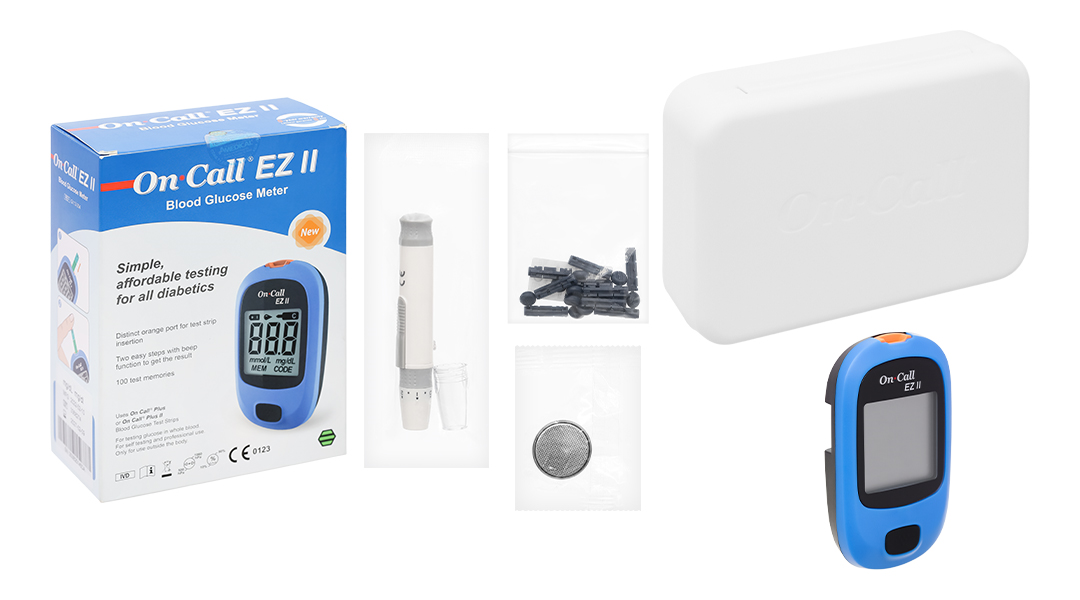 Máy đo đường huyết Acon On Call EZ II (không tặng kèm que thử)