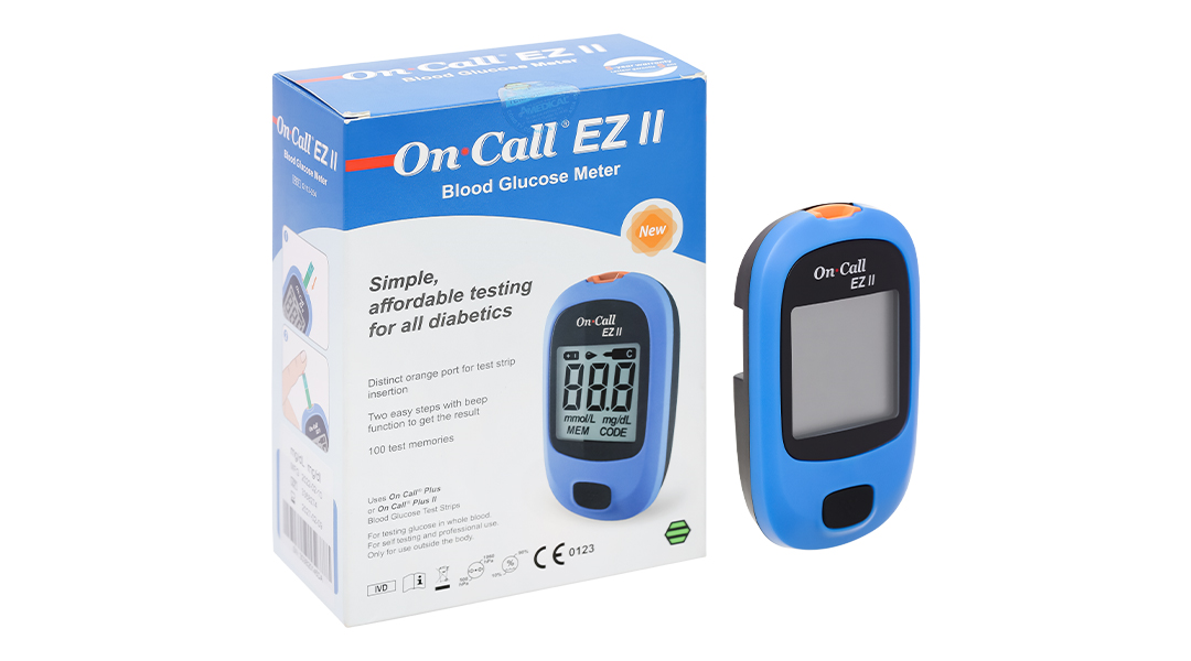 Máy đo đường huyết Acon On Call EZ II (không tặng kèm que thử)