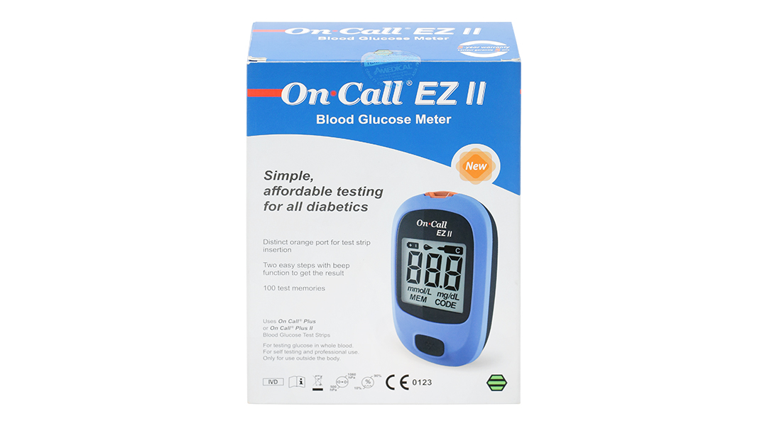 Máy đo đường huyết Acon On Call EZ II (không tặng kèm que thử)
