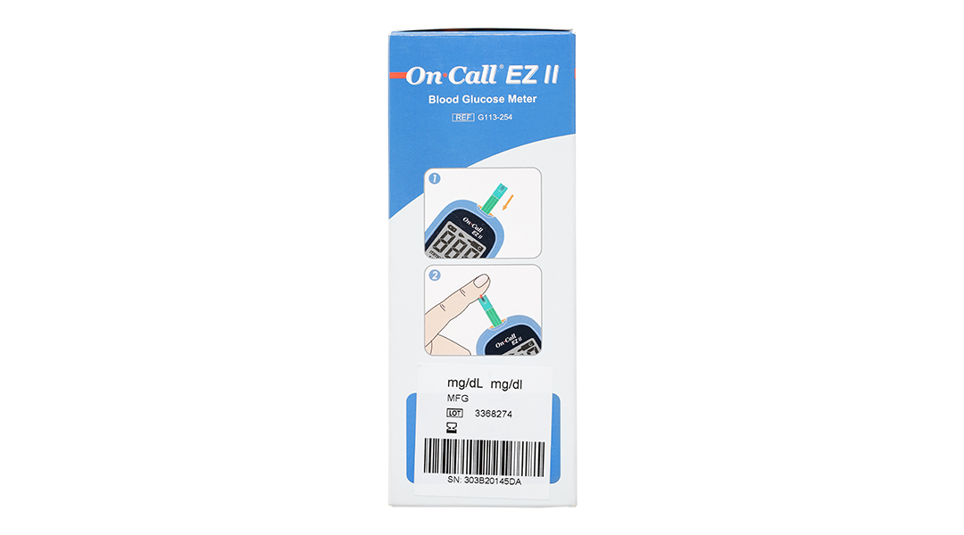 Máy đo đường huyết Acon On Call EZ II (không tặng kèm que thử)