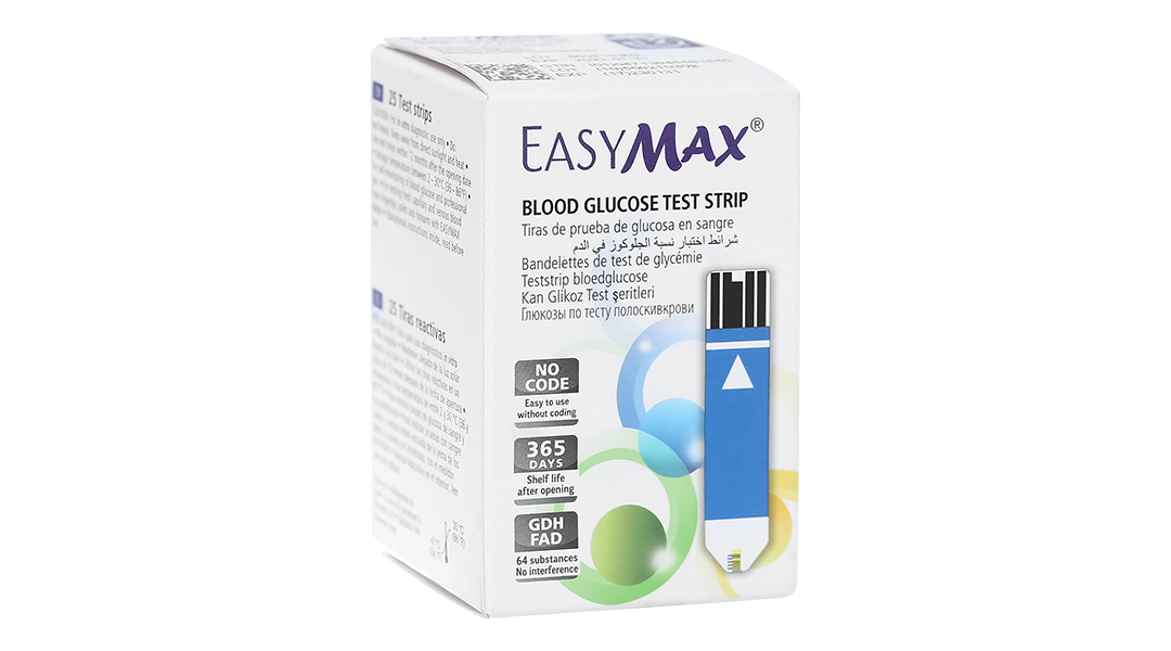 Que thử đường huyết EasyMax